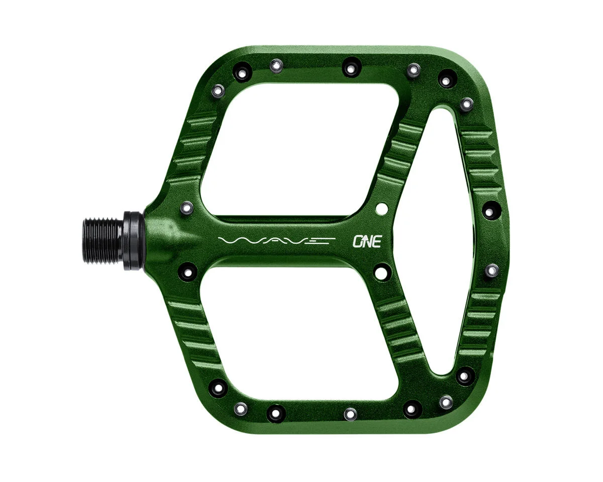 OneUp Components Wave Platform Pedals (Dark Green)